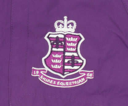 Shires Women's Purple Windbreaker Jacket Size S