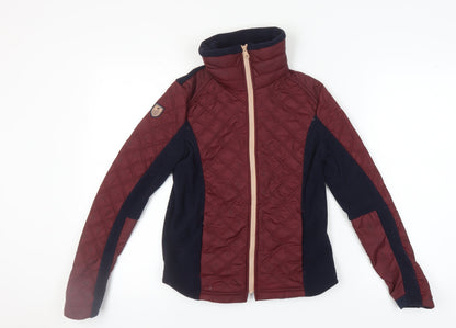 Fouganza Boys' Quilted Jacket, Multicolour, 12-13 Years