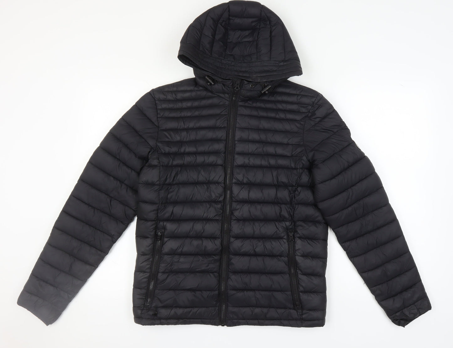 Mens UK Size S SoulCal & Co Black Puffer Jacket