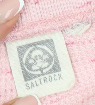 Saltrock Girls Pink Shorts, Size 13, Elastic Waist, Summer