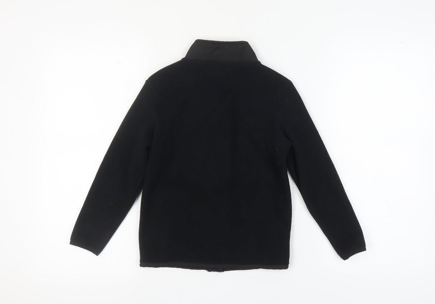 Crane Boys Black Polyester Jacket 7-8 Years