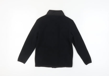 Crane Boys Black Polyester Jacket 7-8 Years