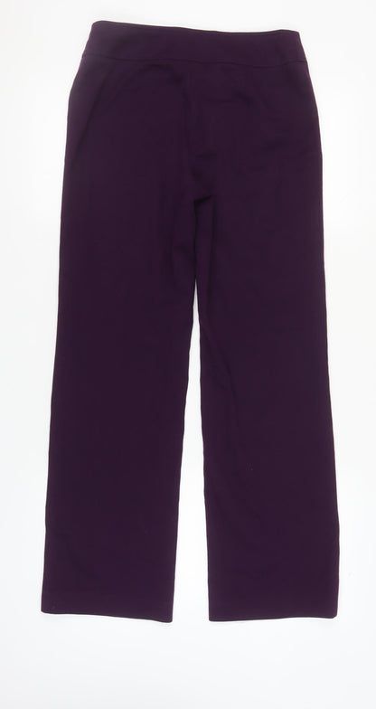 Womens UK Size 8 Planet Classic Fit  Purple Trousers