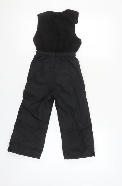 Dare 2b Boys Black Ski Salopettes Age 3-4 Insulated