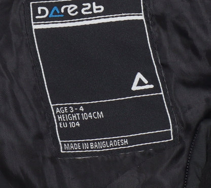 Dare 2b Boys Black Ski Salopettes Age 3-4 Insulated