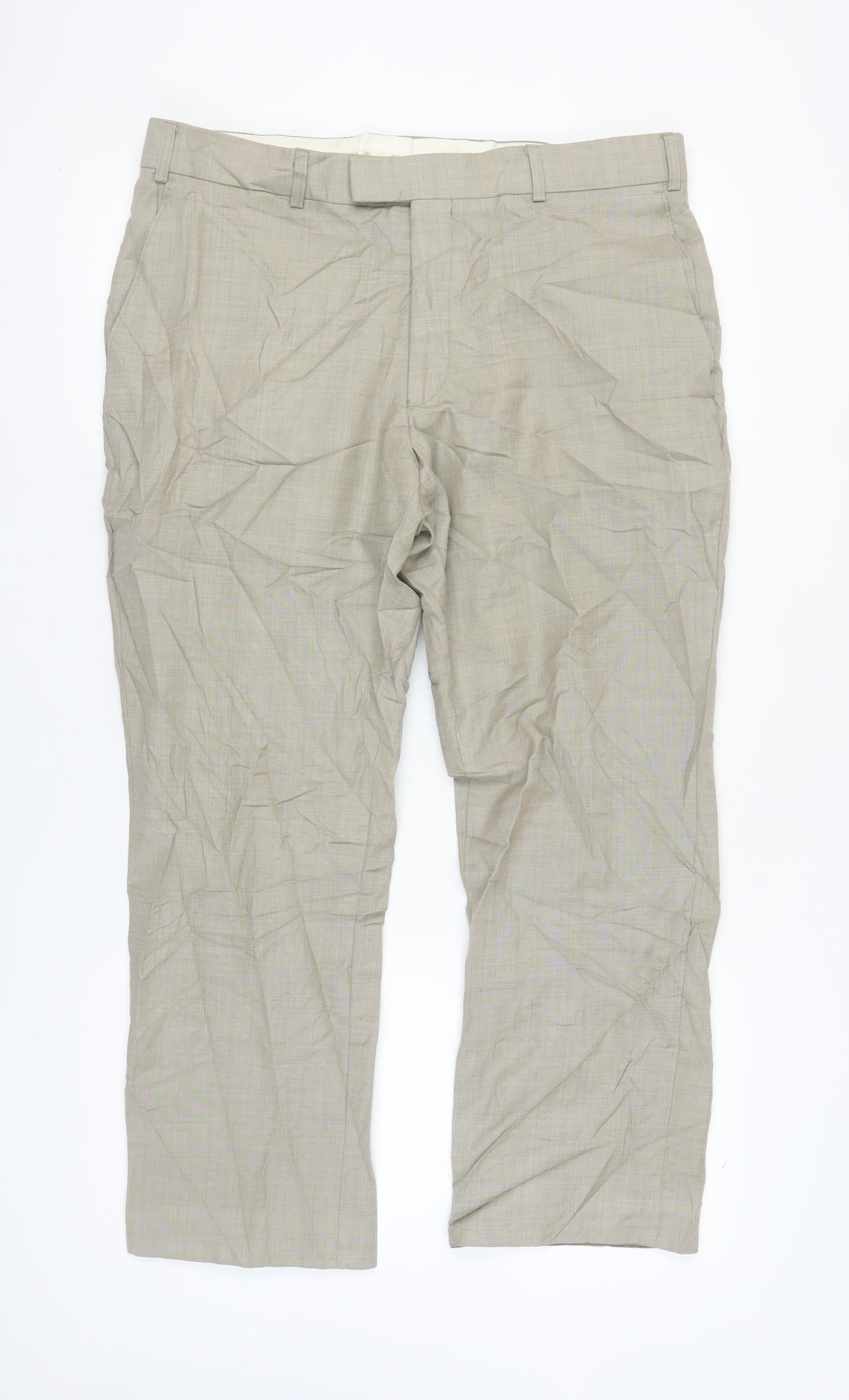 Gibson Men’s Beige Chino Trousers 36 Short