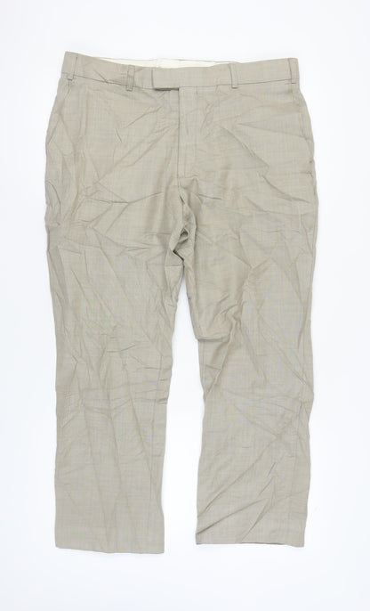 Gibson Men’s Beige Chino Trousers 36 Short