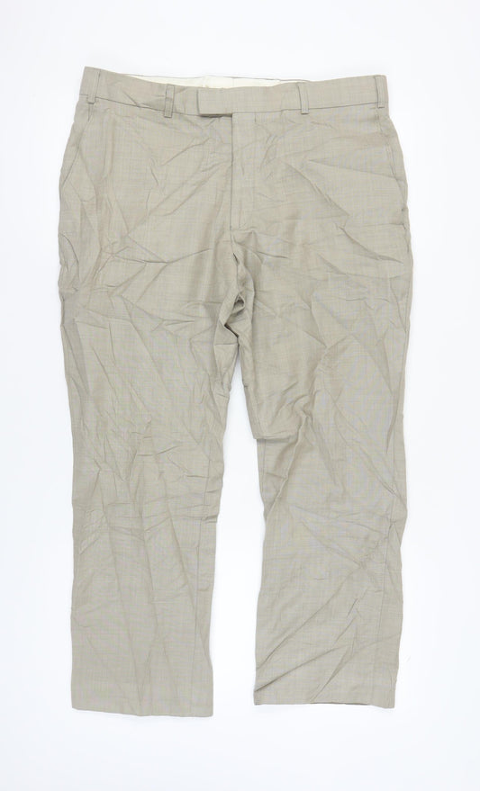 Gibson Men’s Beige Chino Trousers 36 Short