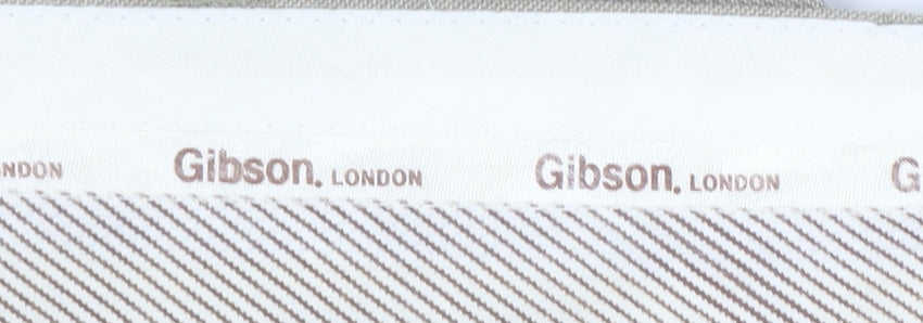 Gibson Men’s Beige Chino Trousers 36 Short