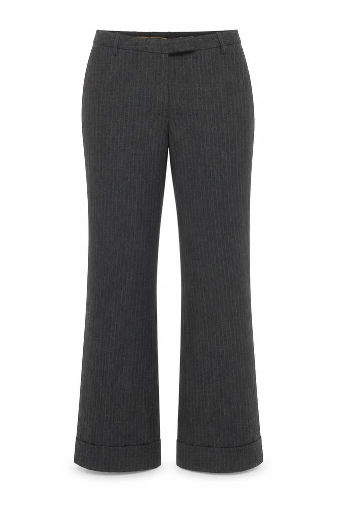 Womens UK Size 10 H&M Regular Fit Business Casual Grey Trousers
