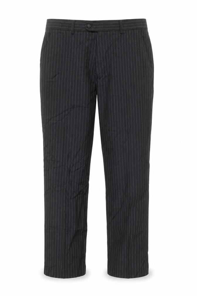 Mens UK Size 34 in Jeff Banks Regular Fit Business Formal Black Trousers