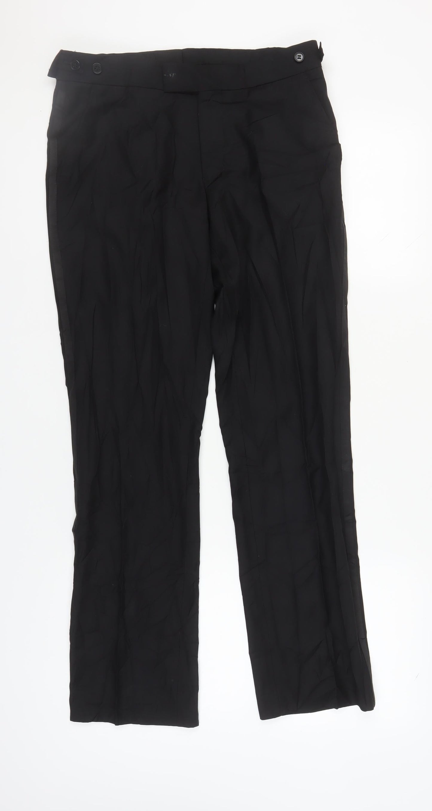 Burton Men's Black Regular Fit Trousers 32R