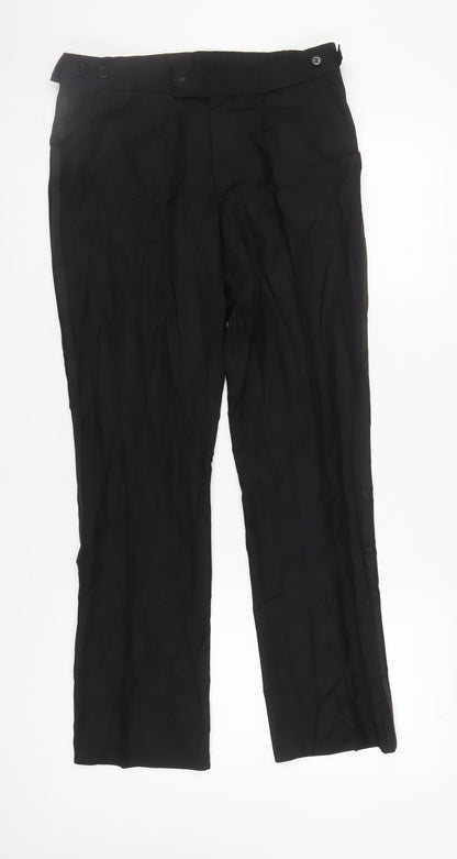 Burton Men's Black Regular Fit Trousers 32R