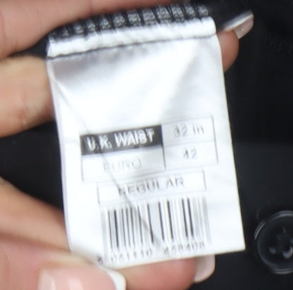 Burton Men's Black Regular Fit Trousers 32R