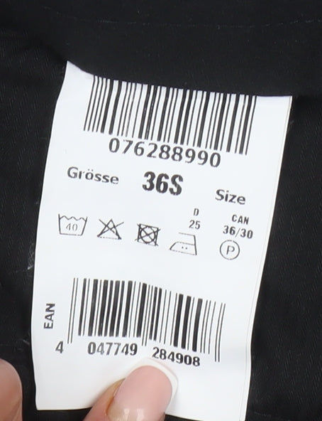 Atelier Gardeur Men's Black Regular Trousers 36S