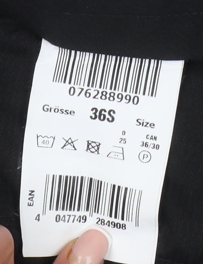 Atelier Gardeur Men's Black Regular Trousers 36S