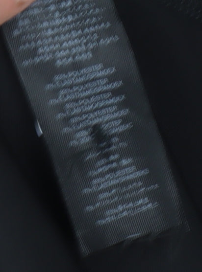 Friends Like These Women's Black Short Velvet Dress UK 18