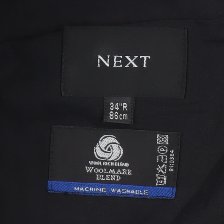 Next Men's Grey Dress Pants 34R Formal Trousers