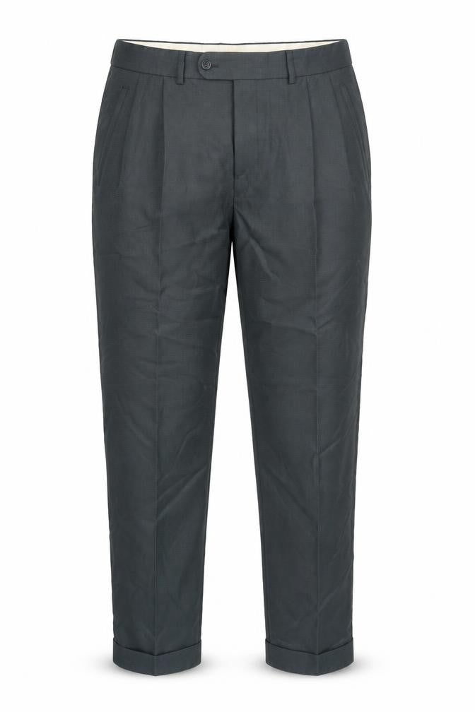 Unisex Adultss UK Size 34 Marks and Spencer Regular Fit Business Formal Blue Tro