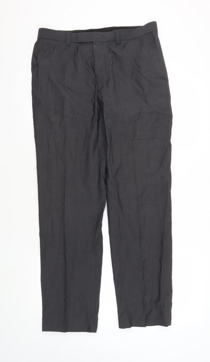 Marks and Spencer Men's Grey Dress Pants 34W