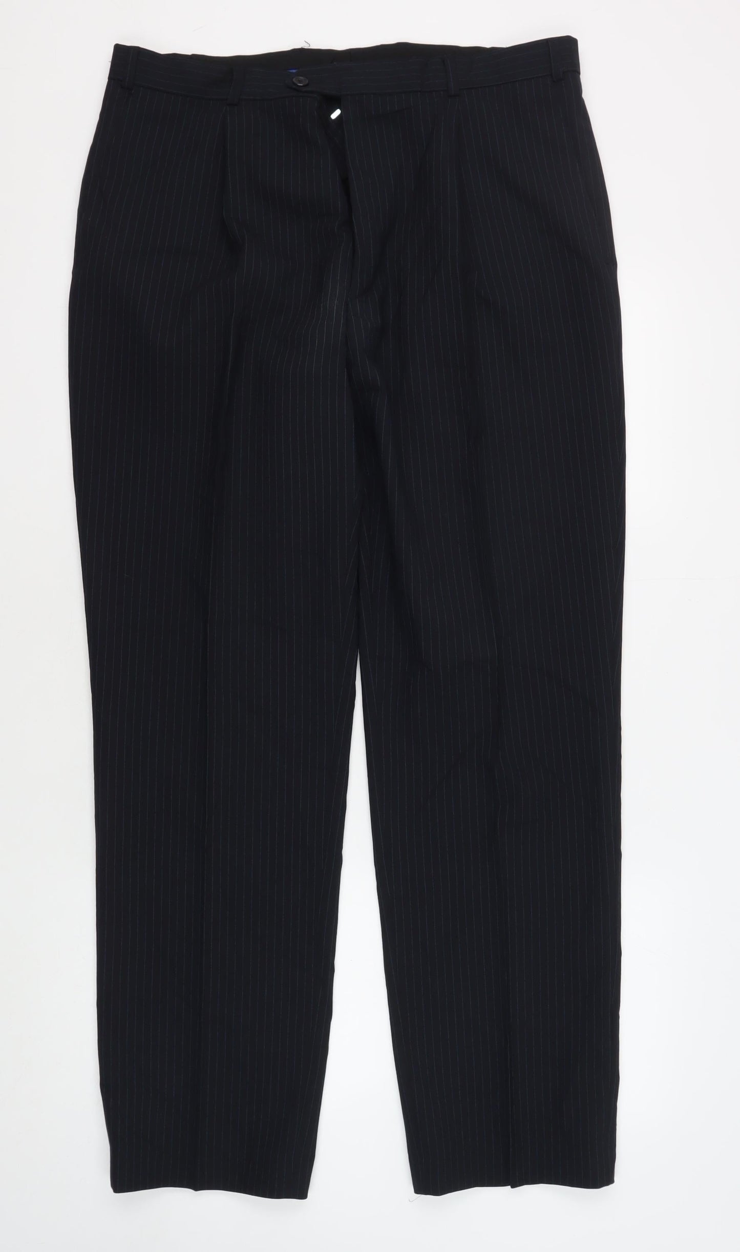 Mens UK Size 36 Daniel Hechter  Dress Pants Black Trousers