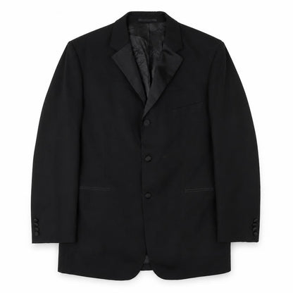 Mens UK Size 42 Moss Bros Regular Black Suit Tuxedo