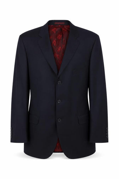 Mens UK Size 42 Pierre Cardin Regular Blue Suit Jacket