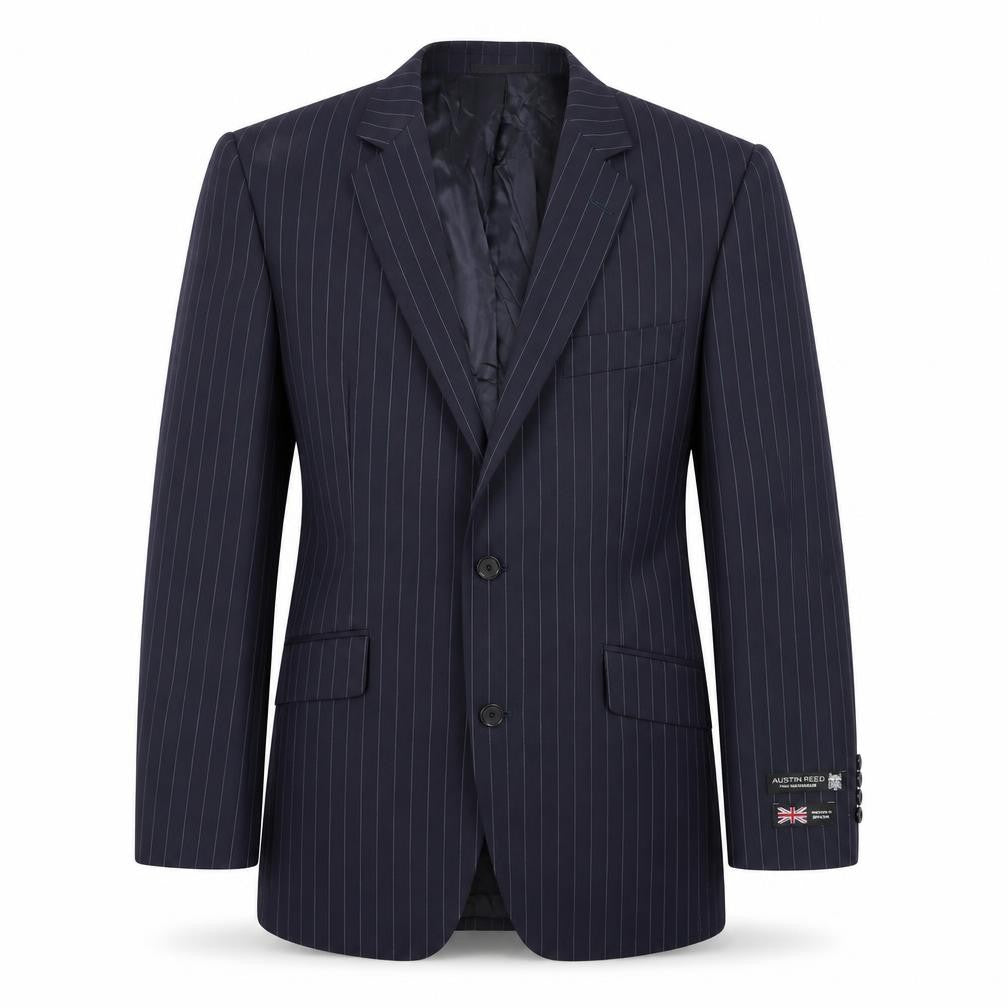 Mens UK Size 40 Austin Reed Regular Blue Suit Jacket