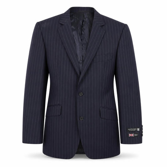 Mens UK Size 40 Austin Reed Regular Blue Suit Jacket