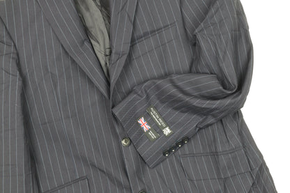 Austin Reed Men's Blue Striped Blazer Size 40R Formal