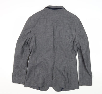 Mens UK Size 48 JACK & JONES Regular Grey Suit Jacket