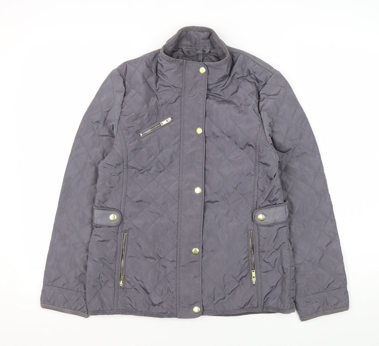 Mintie Girls Quilted Jacket, Size 11, Snap Closure