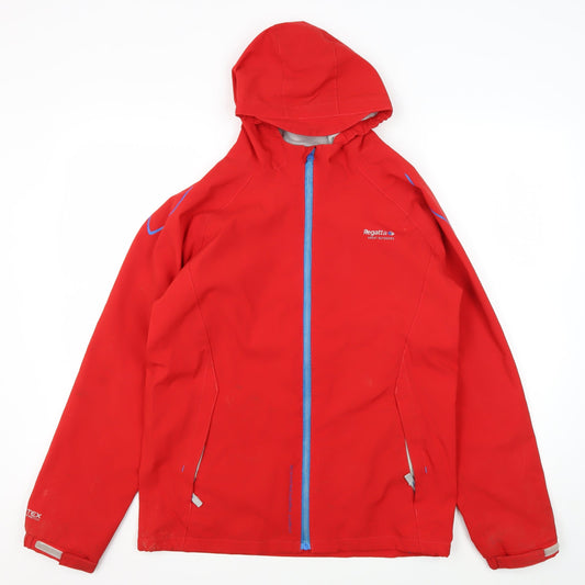 Mens UK Size 164 Regatta Red Windbreaker Coat