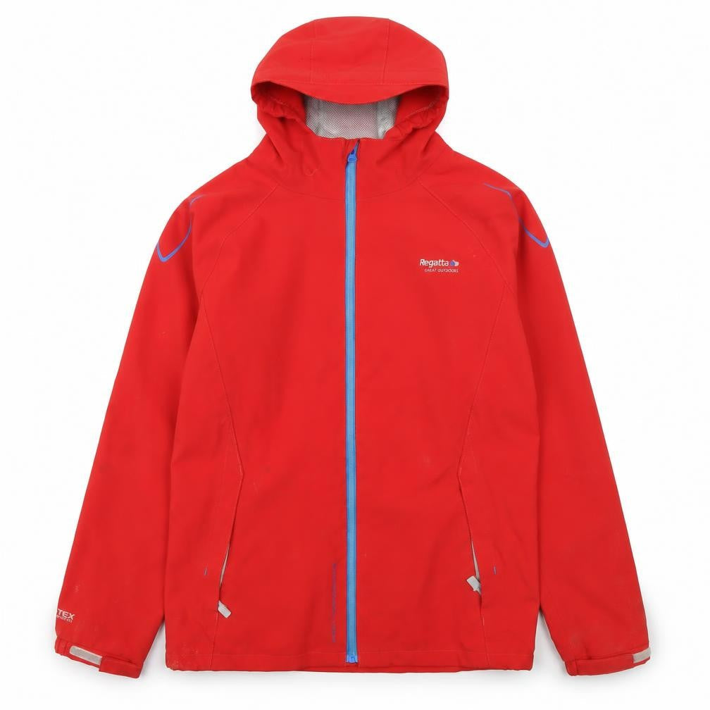 Regatta Boys Red Waterproof Windbreaker Jacket