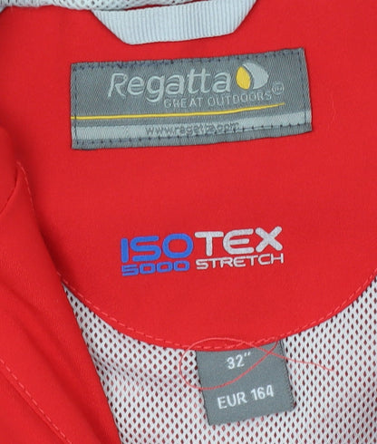 Mens UK Size 164 Regatta Red Windbreaker Coat