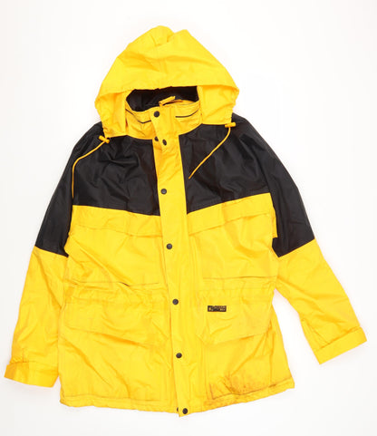 Mens UK Size M Outdoor Wear by RFM Yellow Rain Coat