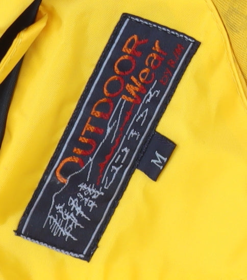 Mens UK Size M Outdoor Wear by RFM Yellow Rain Coat