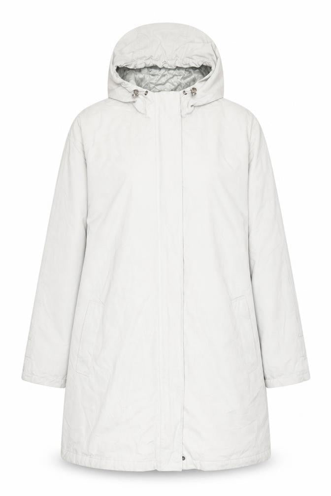 Womens UK Size L+ Dannimac White Parka Coat