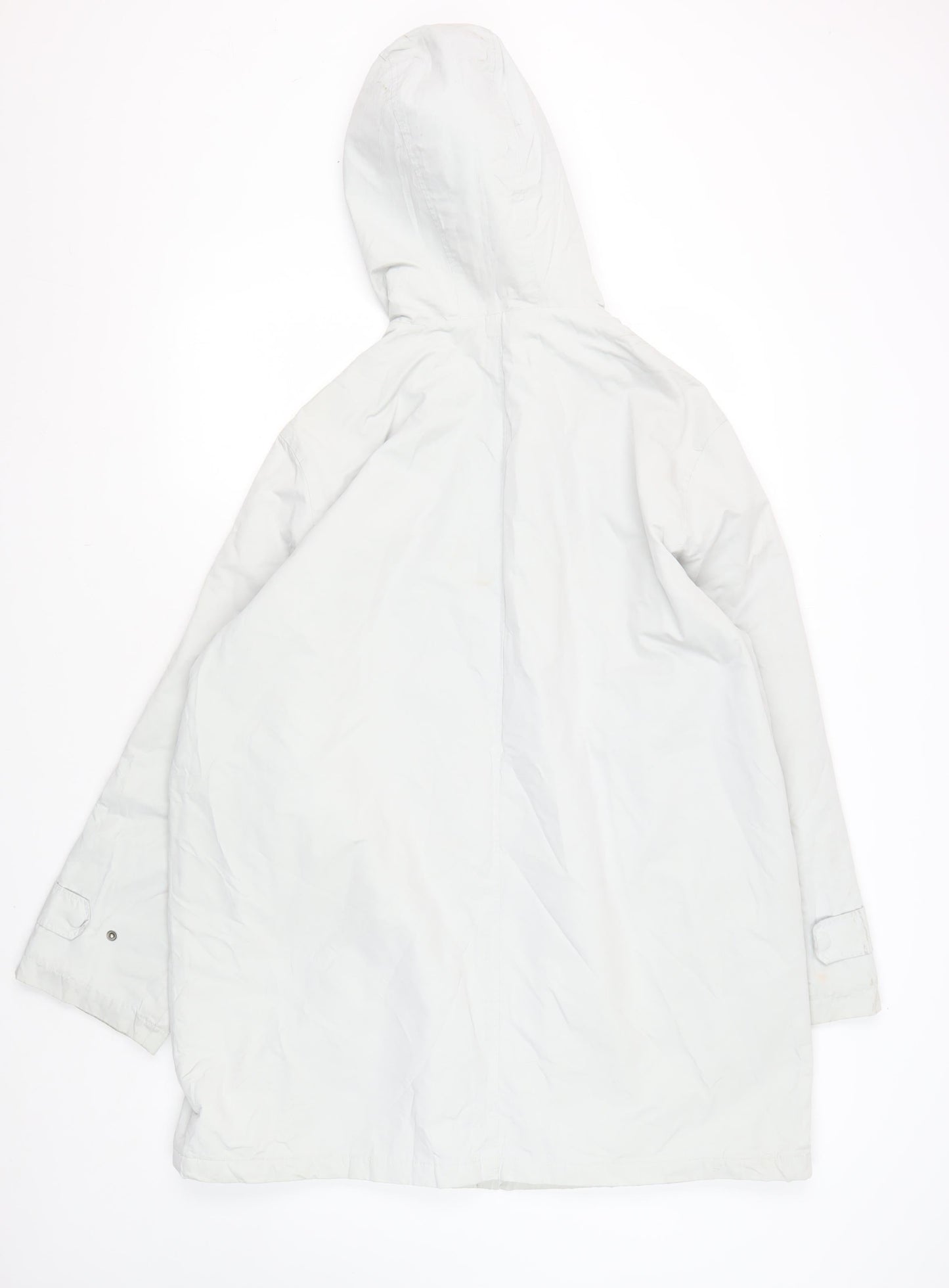 Womens UK Size L+ Dannimac White Parka Coat