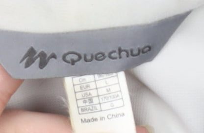 Womens UK Size L Quechua White Rain Coat
