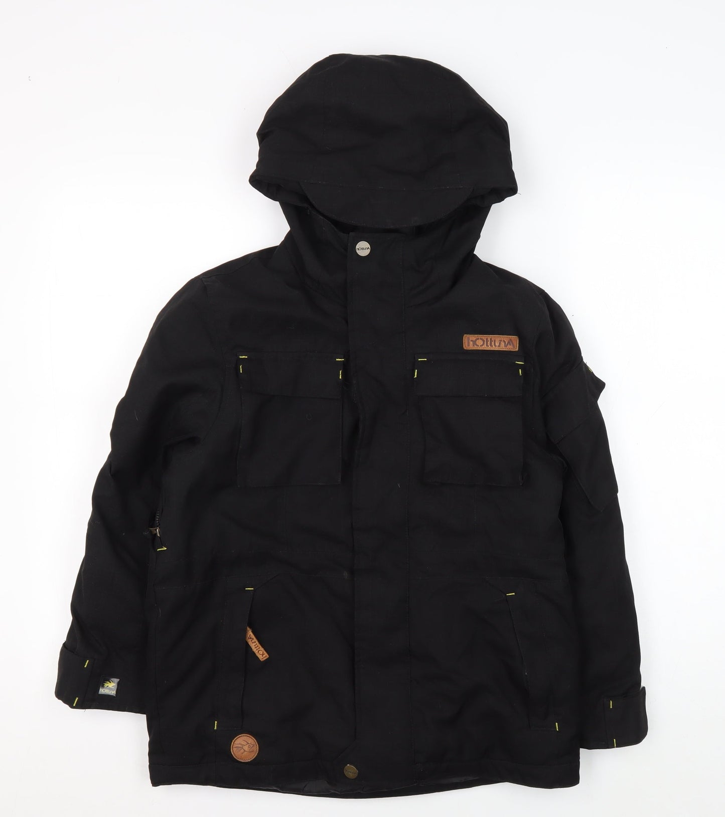 Hot Tuna Boys Black Jacket 7-8 Years Waterproof