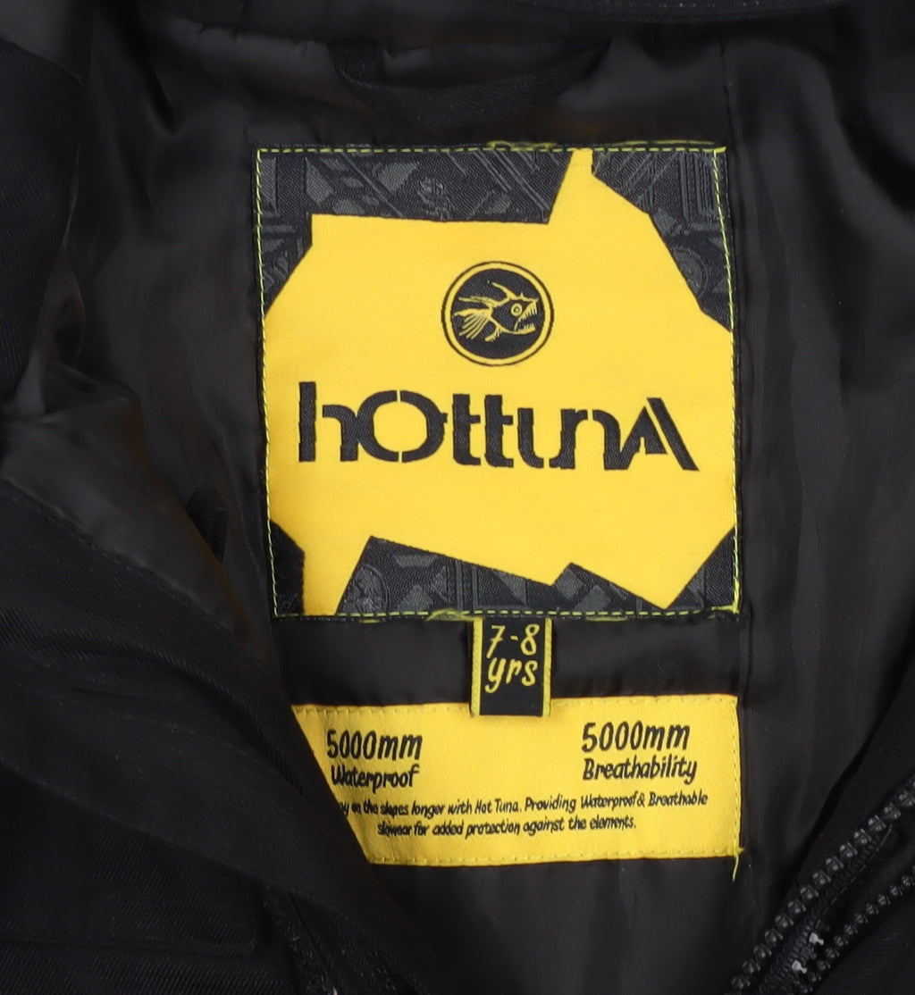 Hot Tuna Boys Black Jacket 7-8 Years Waterproof