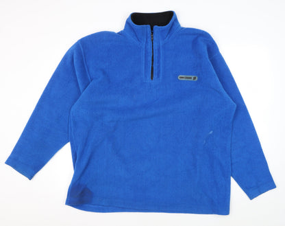 Ericsson Men's Blue Fleece 1/4 Zip Sweatshirt L