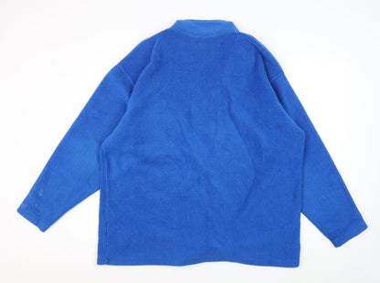Ericsson Men's Blue Fleece 1/4 Zip Sweatshirt L