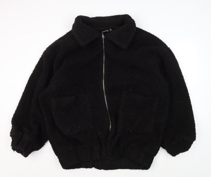 PrettyLittleThing Women's Black Jacket Size 12