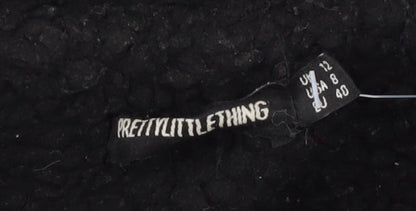 PrettyLittleThing Women's Black Jacket Size 12