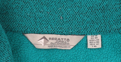 Regatta Women’s Green 14 Fleece Pullover Sweatshirt