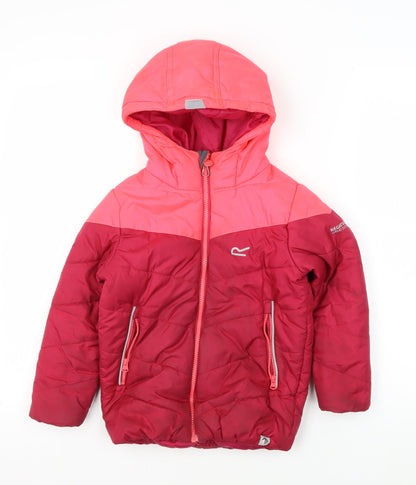 Regatta Unisex Kids Red Puffer Jacket 5-6 Years