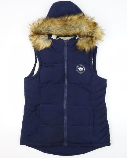 Womens UK Size 10 SoulCal & Co Blue Puffer Jacket