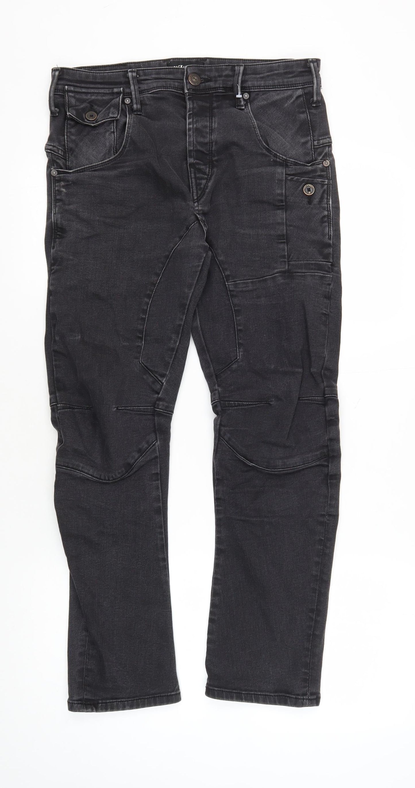 Jack & Jones Men's Black Jeans Size 30